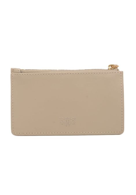 Portacarte Pinko donna 100251 A0F1 C50Q  beige oro PINKO | Portafogli | 100251 A0F1C50Q